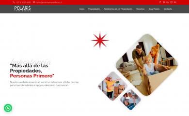 polarispropiedades.cl screenshot