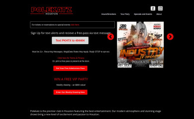 polekatzhouston.com screenshot