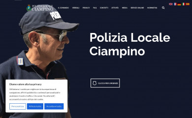 polizialocaleciampino.it screenshot