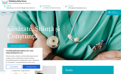policlinicababanovac.ro screenshot
