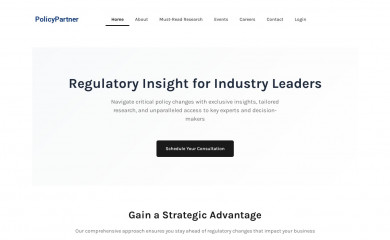 policypartnerdc.com screenshot