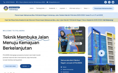 polindra.ac.id screenshot