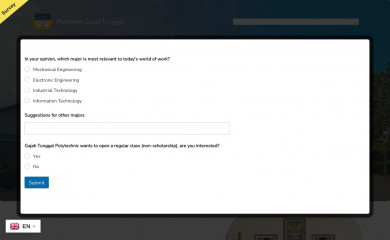 poltek-gt.ac.id screenshot