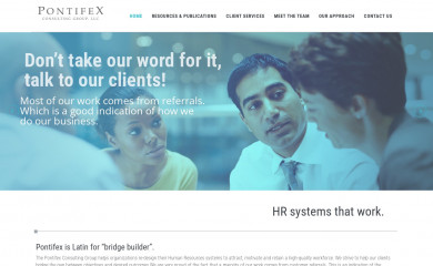 pontifex-hr.com screenshot