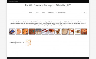 pontillofurnitureconcepts.com screenshot