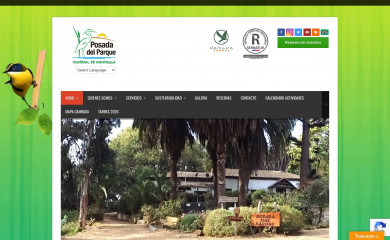 posadadelparque.cl screenshot