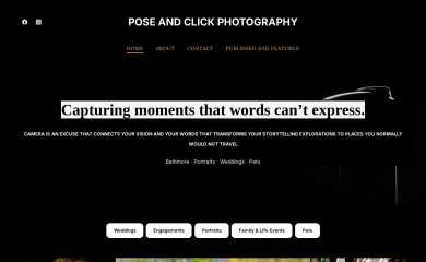 poseandclick.com screenshot