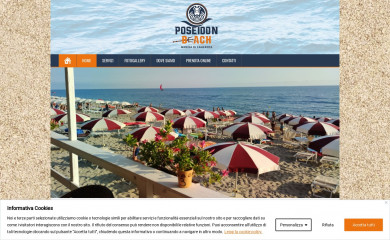 poseidonbeach.it screenshot