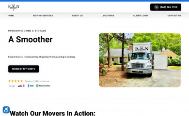 poseidonmoving.com screenshot