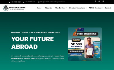 posheducationandmigration.com screenshot