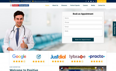 positivehomeopathy.com screenshot