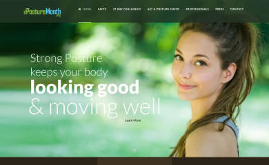 posturemonth.org screenshot