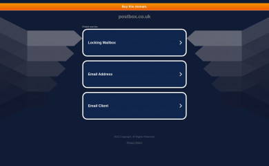 postbox.co.uk screenshot