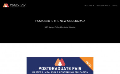 postgrad.com.sg screenshot