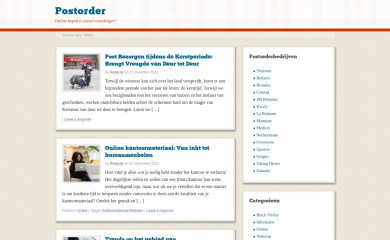 postorder.be screenshot