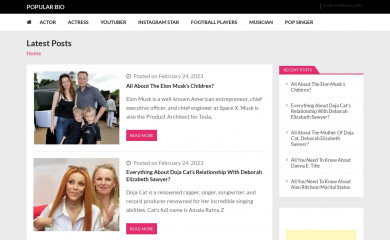 popularbio.com screenshot