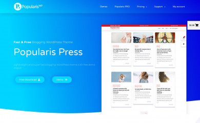 Popularis Press screenshot