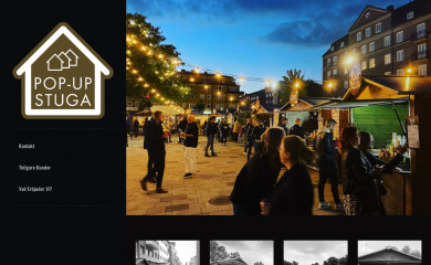 popupstuga.se screenshot