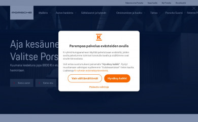 porsche.fi screenshot