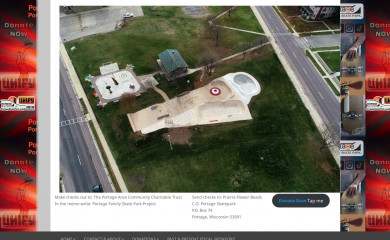 portageskatepark.org screenshot