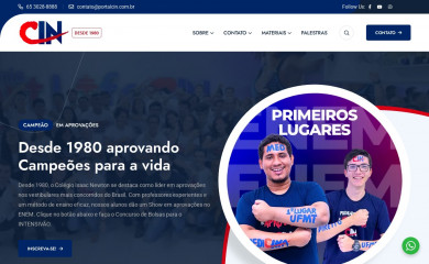 portalcin.com.br screenshot