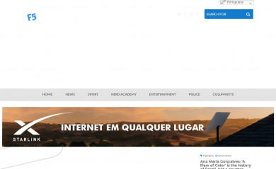 portalf5.com.br screenshot