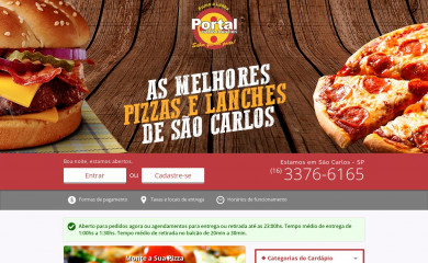 portalpizzas.com.br screenshot