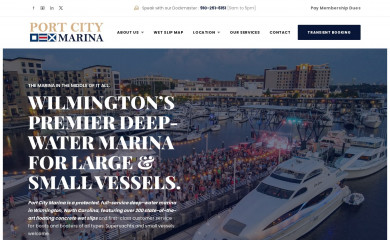 portcitymarina.com screenshot