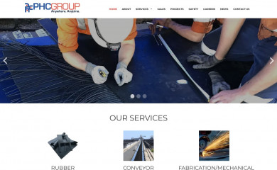 porthcgroup.com.au screenshot