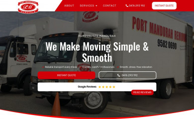 portmandurahremovals.com.au screenshot