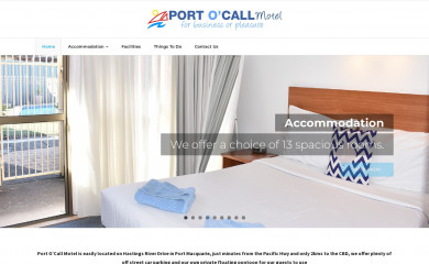 portocallmotel.com.au screenshot