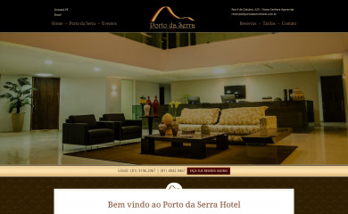 portodaserrahotel.com.br screenshot