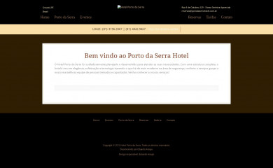 portodaserrahotel.com.br screenshot