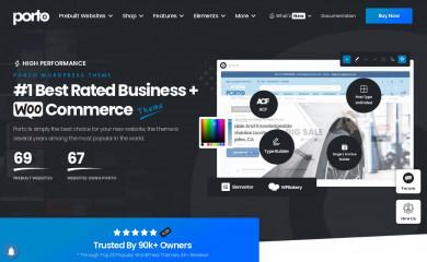 https://www.portotheme.com/wordpress/porto screenshot
