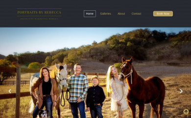 portraitsbyrebecca.com screenshot
