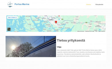 portsamarine.fi screenshot