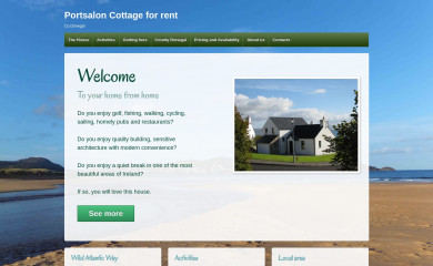 portsalon.co.uk screenshot