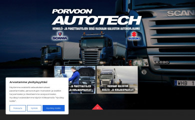 porvoonautotech.fi screenshot