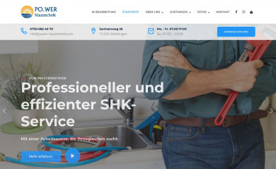 power-haustechnik.com screenshot