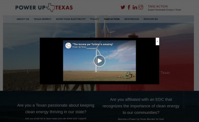 poweringtexas.com screenshot