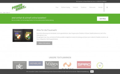 powershirt.at screenshot