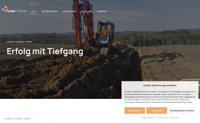 powertiefbau.de screenshot