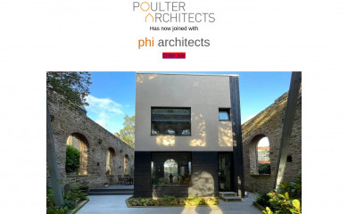 poulterarchitects.co.uk screenshot