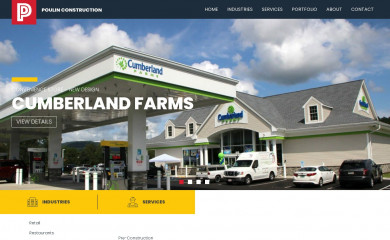 poulinconstruction.com screenshot