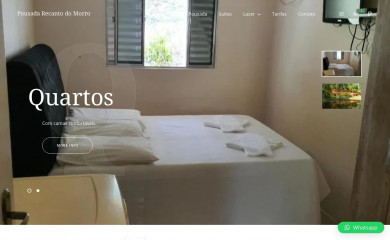 pousadarecantodomorro.com.br screenshot