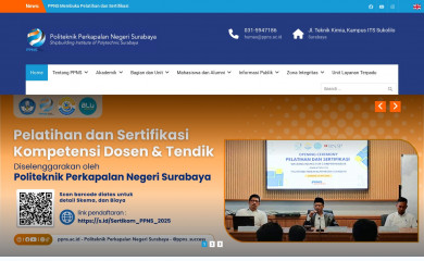 ppns.ac.id screenshot