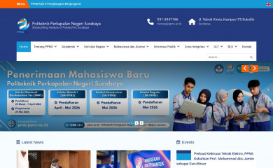 ppns.ac.id screenshot