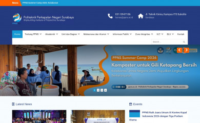 ppns.ac.id screenshot