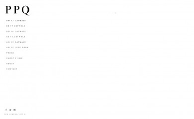 ppqlondon.com screenshot