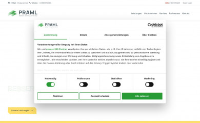 praml.de screenshot